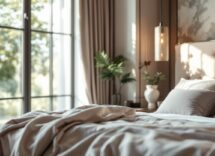 Camera da letto elegante e accessibile