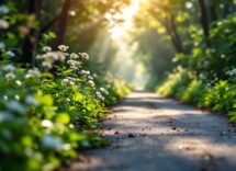 Ciclista in azione sulla Bike Trail di Gavirate