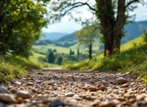 Panorama del Campo dei Fiori Trail con ciclisti