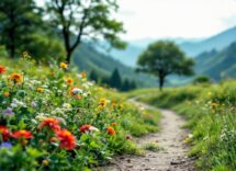 Panorama del Campo dei Fiori Trail con ciclisti