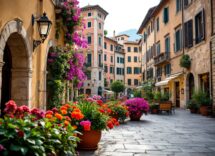 Panorama di una destinazione turistica sostenibile in Italia