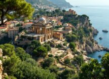 Vista panoramica dell'isola di Giannutri in Toscana