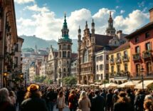 Guida turistica che esplora cultura e pace