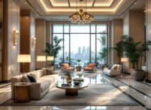 Camera elegante in hotel di lusso per coppie