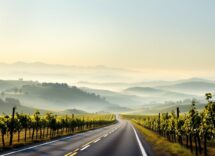 Panorama della strada più bella d'Italia in Lombardia