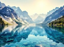 Vista panoramica dei laghi del Trentino-Alto Adige