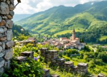 Panorama delle strade pittoresche italiane
