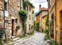 Panorama delle strade pittoresche italiane