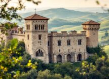 Panorama delle storiche città di Bologna e Modena
