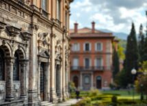 Vista panoramica del patrimonio culturale nel Lazio