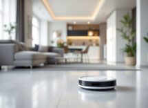 Robot aspirapolvere di alta qualità in azione