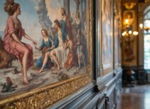 Interno della sala Gonin a Torino, un gioiello dell'800