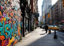 Panorama di New York City con arte e cultura vibrante