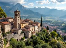 Vista panoramica di Spilimbergo, un gioiello storico