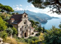 Vista panoramica della Liguria durante la traversata del cielo