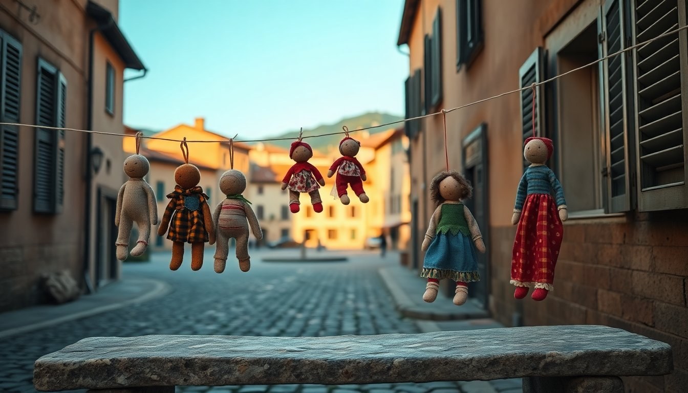Borgo piemontese ridà vita alle sue strade grazie alle bambole di pezza